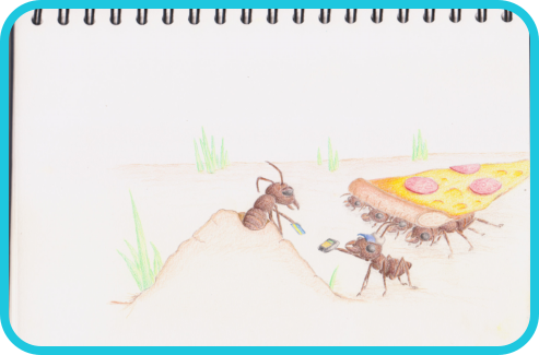 � 2016 Charles Angelus Pollock. Color Crayons.