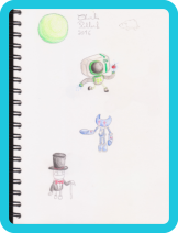 � 2016 Charles Angelus Pollock. Pencil, Color crayons